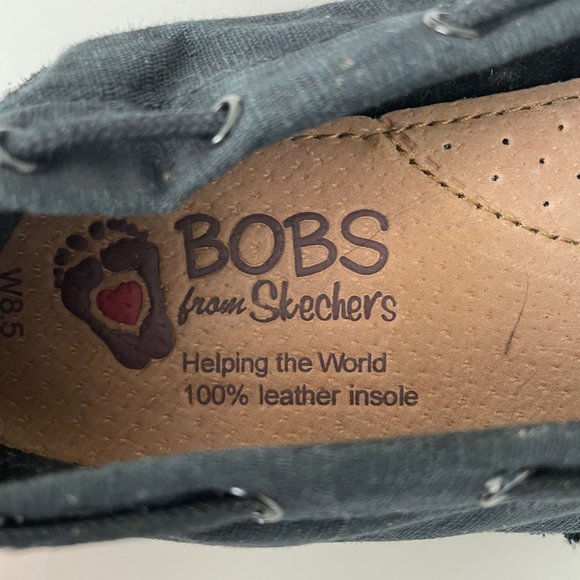 Bob's from Skechers Water Polo Canvas Loafer Wearable Art Painted Drawstring - Picture 6 of 8